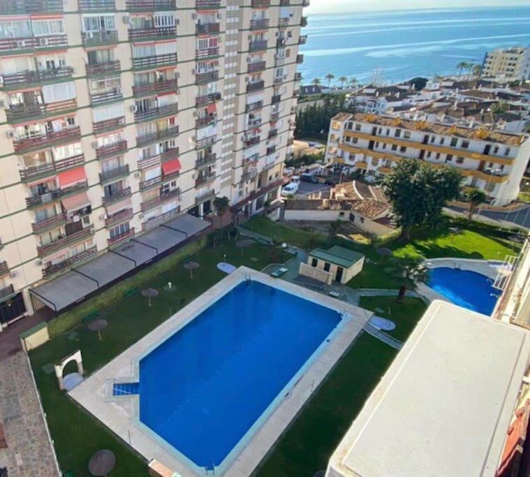 Estudio Con Vista Al Mar A 200 Mts De La Playa Benalmadena Bagian luar foto